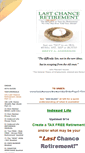 Mobile Screenshot of lastchanceretirement.biz